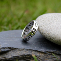 Personalised Silver Ring