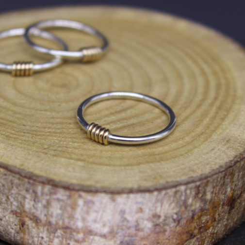 Coil Ring - yellow gold