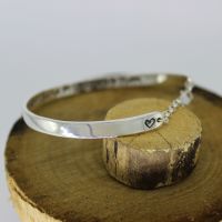 Believe Bangle - personalised with safety chain
