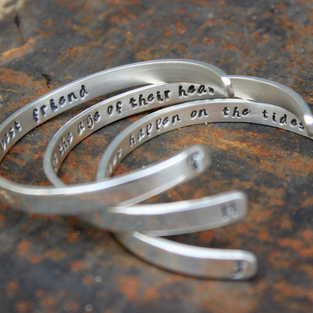Hidden Message Believe Bangle