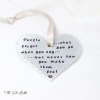 Heart Decoration - personalised 