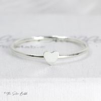 Dainty Heart Stacking Ring