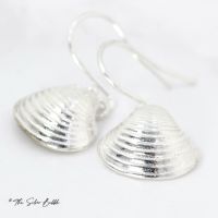 Whitstable Shell Earrings (design 2) - natural finish