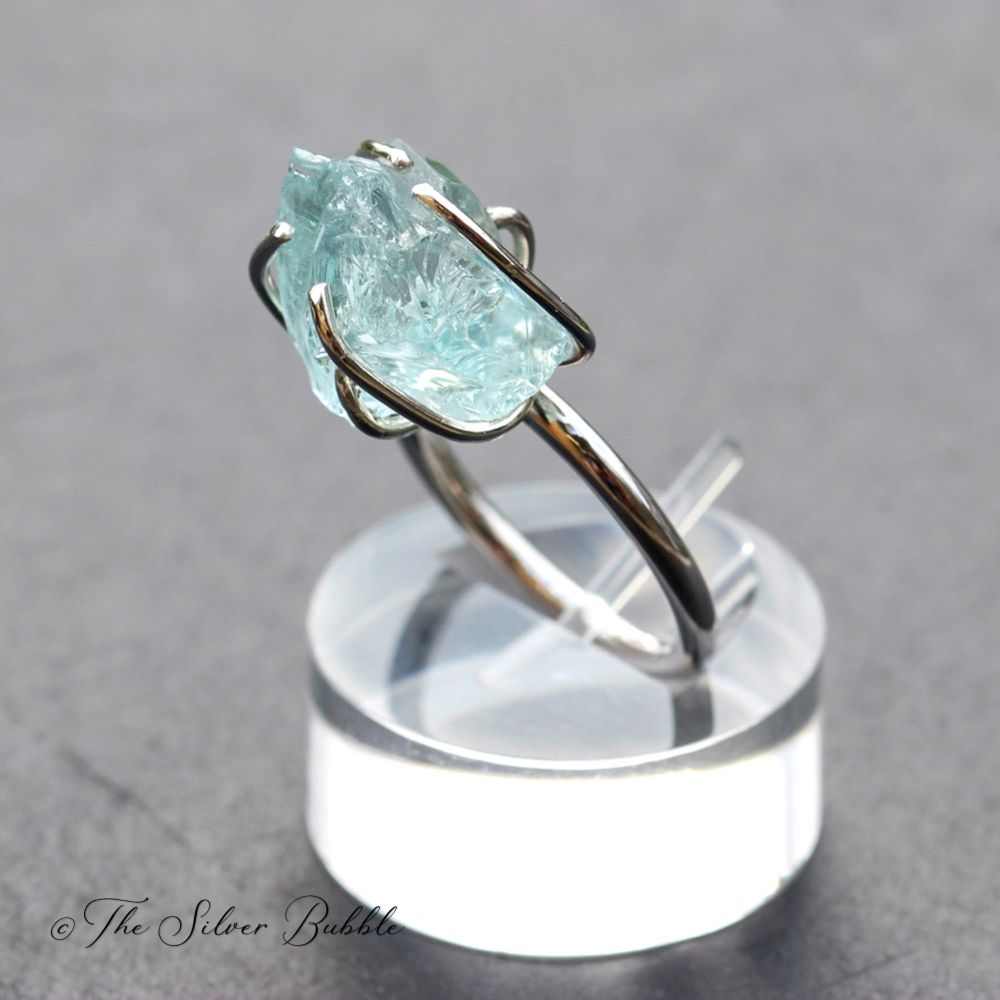 Rock On - Glass Ring - size M½