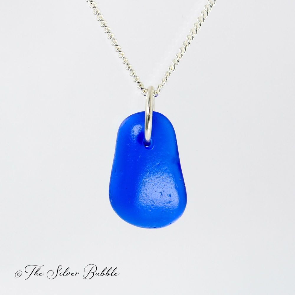 Sold at Auction: Roman Glass Bead Necklace - Brilliant Cobalt Blue Hues!