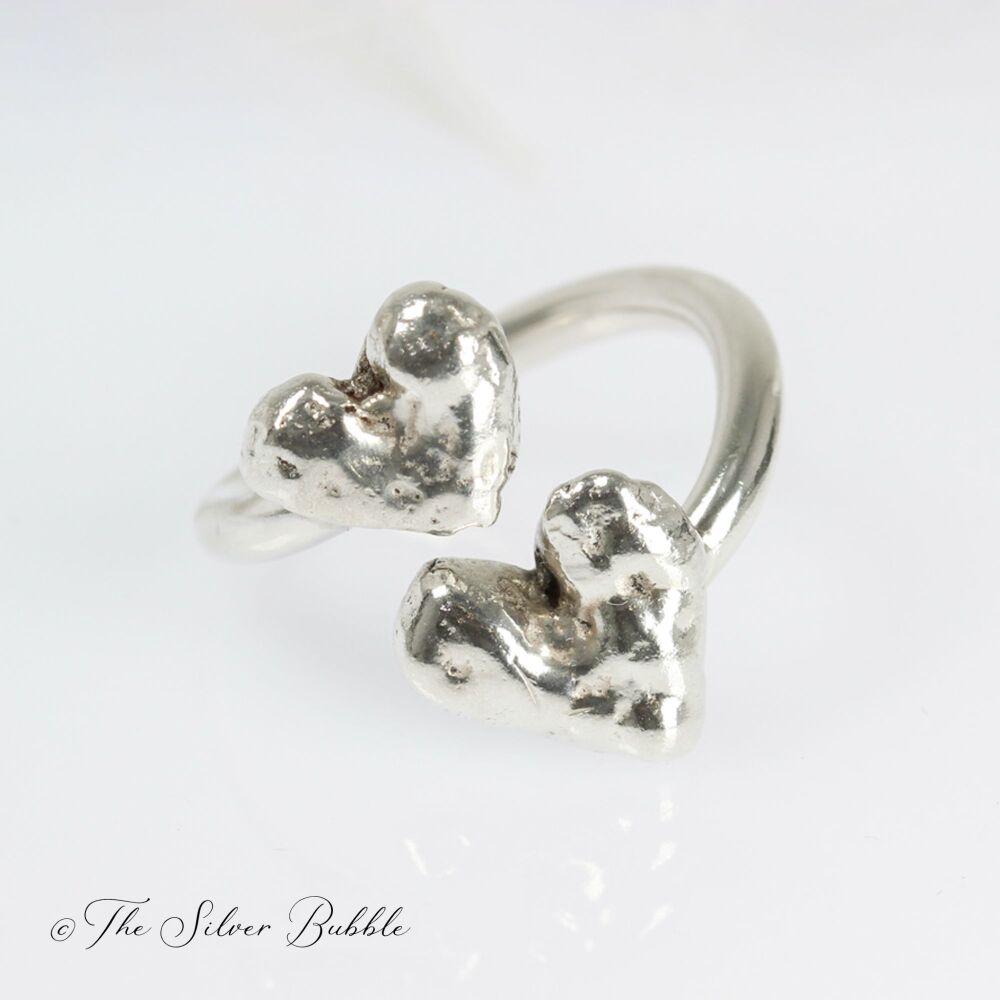 Recycled Heart Ring size M½ only