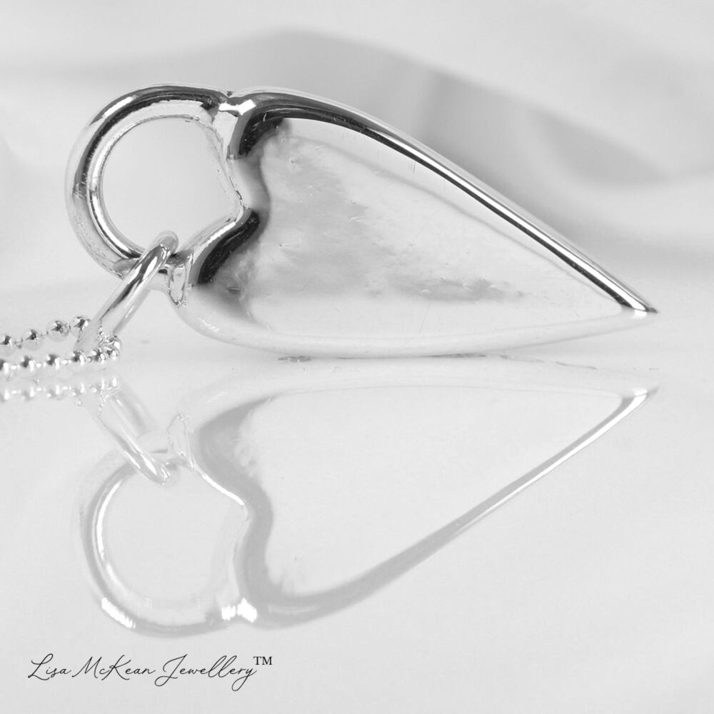 Bold & Beautiful - Solid Heavy Heart Pendant