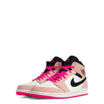 NIKE AIR JORDAN1 MID SE UNISEX TRAINERS PINK