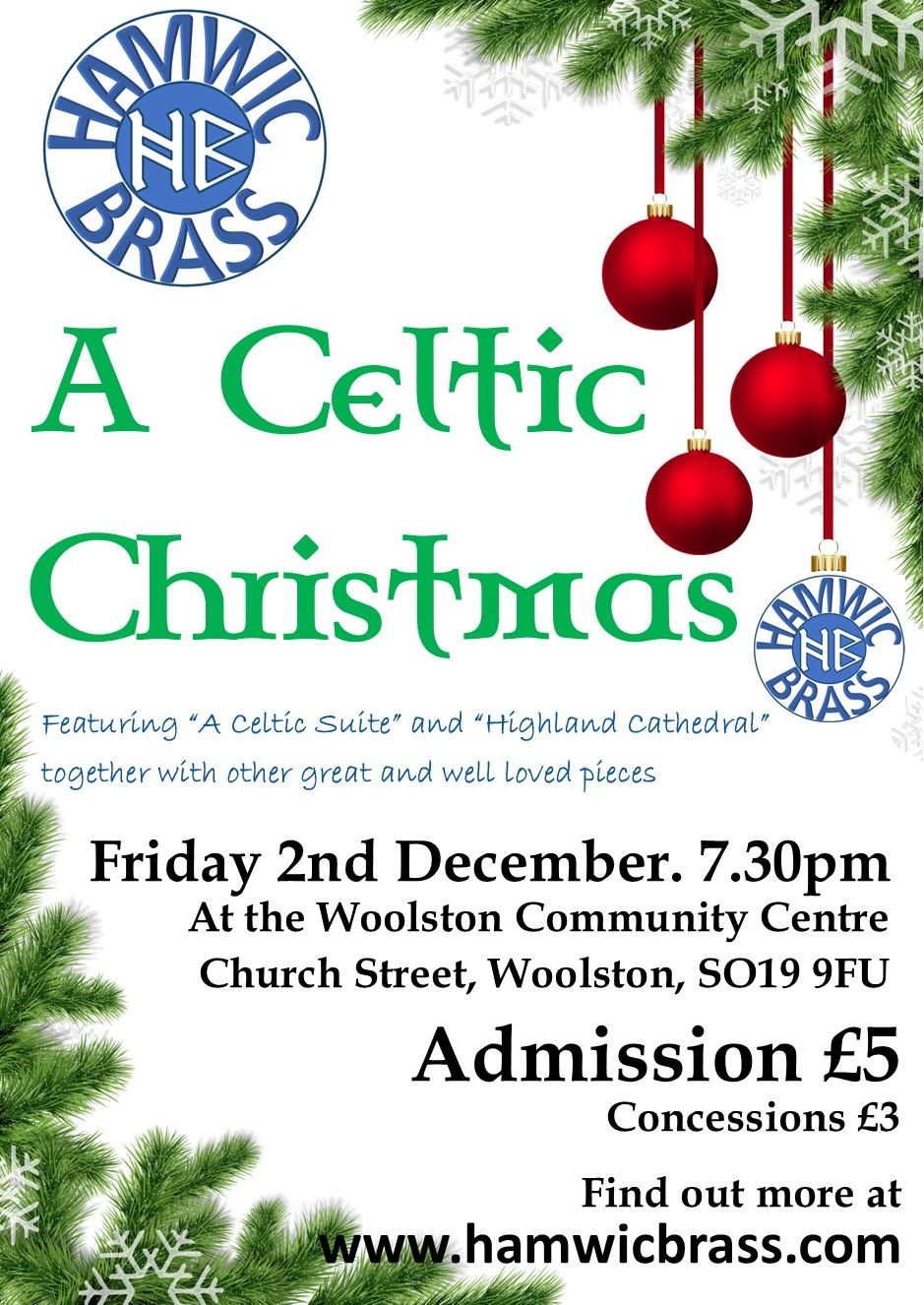 A Celtic Christmas Poster 2022