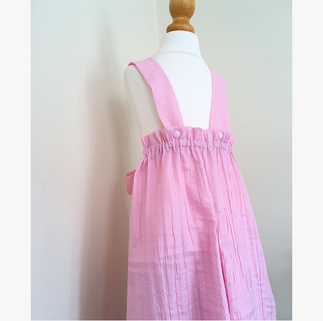 BRACED TROUSERS/PALAZZOS - SHIMMER CRINKLE COTTON