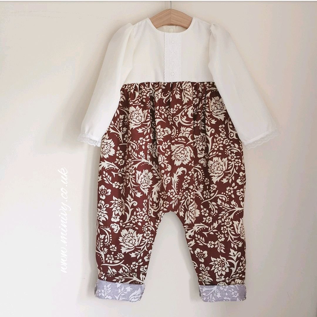 HAREEM STYLE JUMPSUIT - CHESNUT SUNRISE