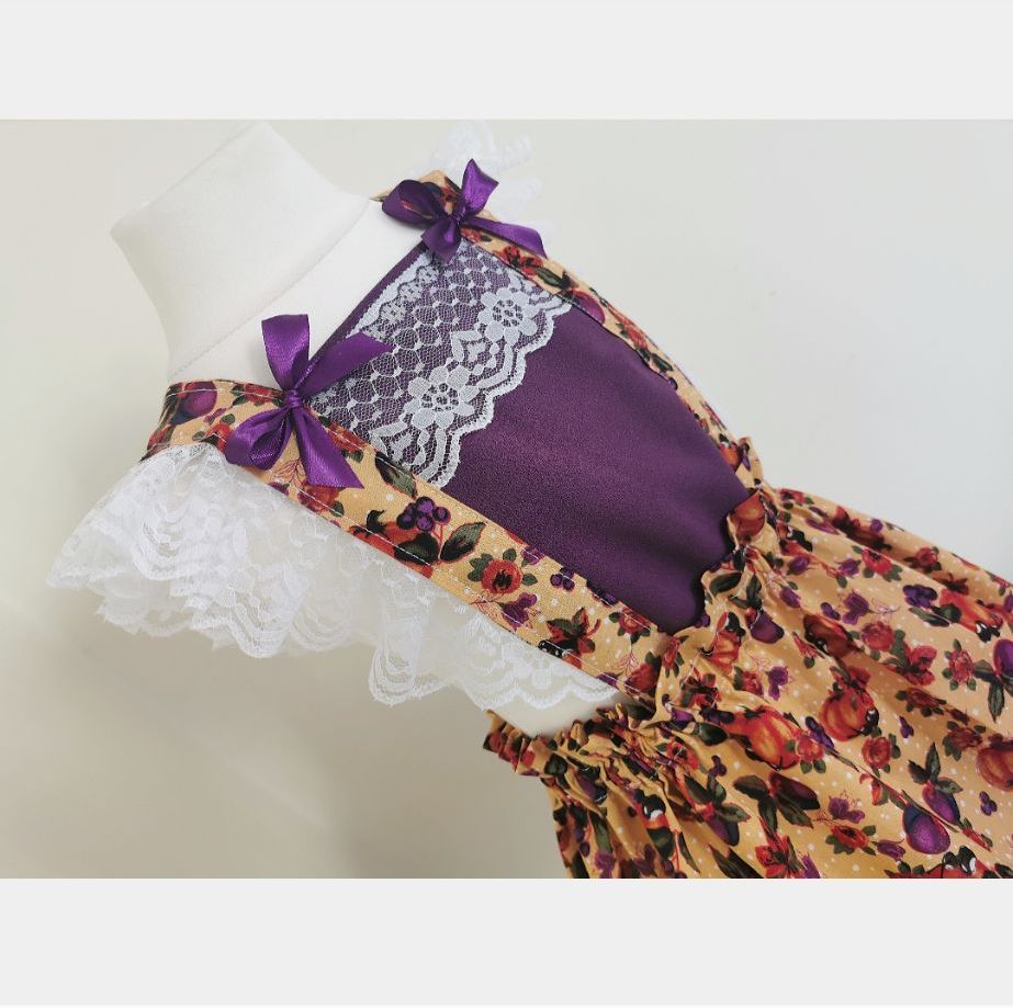12/18M PINNY DRESS - PUMPKIN SPICE