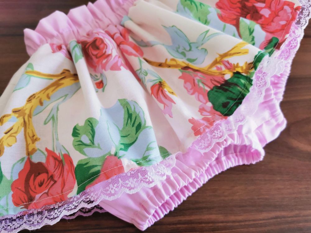 ⚡ SALE - PEPLUM BLOOMERS - SAKURA BLOSSOM