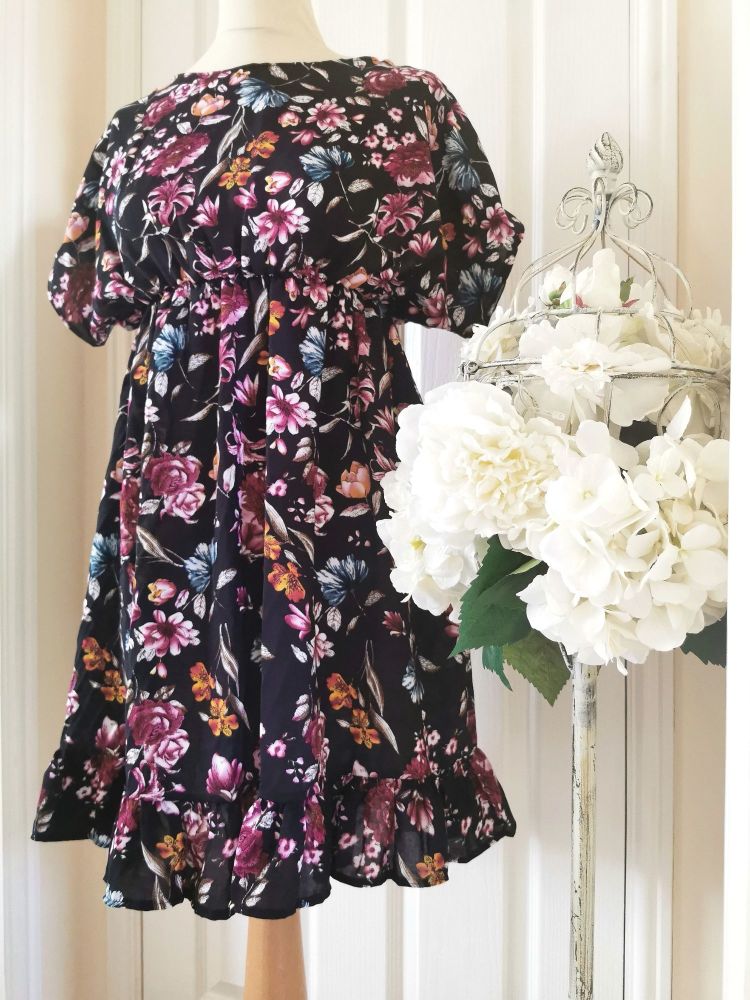 WOMENS (S) - TALLULAH DRESS - MIDNIGHT FLORAL