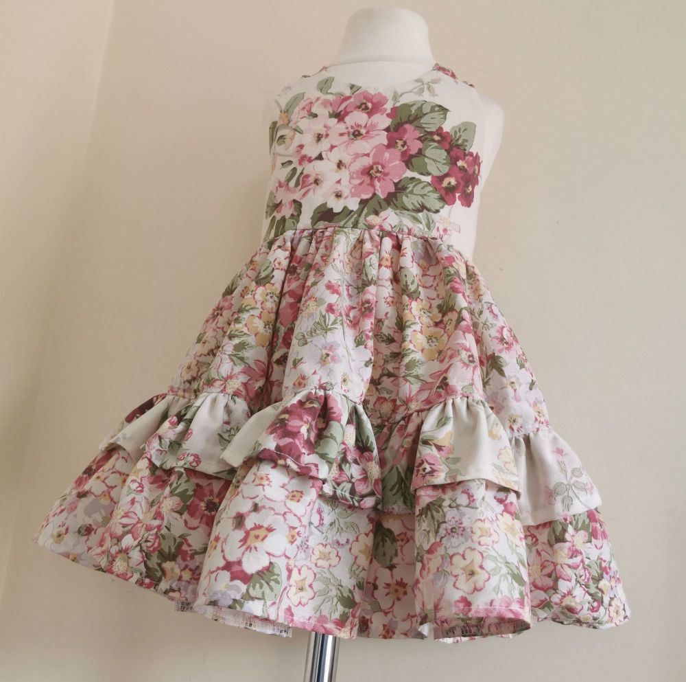 18/24M - VINTAGE DORMA TIERED SUN DRESS