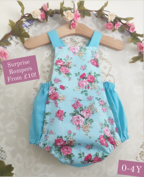 SURPRISE ROMPERS - FROM £10 (0-4Y)