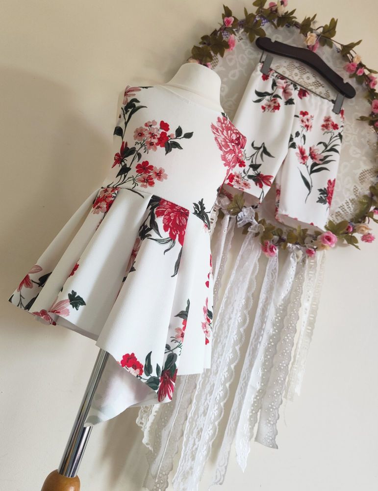 ELISE WATERFALL SET - BLOOMING ROMANCE (2 - 8Y)