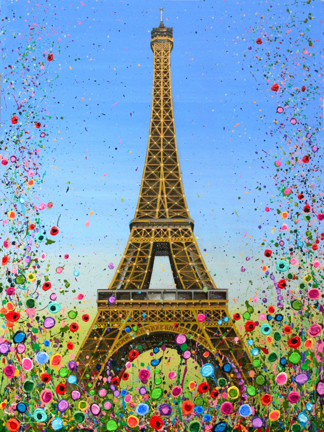 CANVAS PRINT (80x60cm) Eiffel Tower, Paris 25 Editions