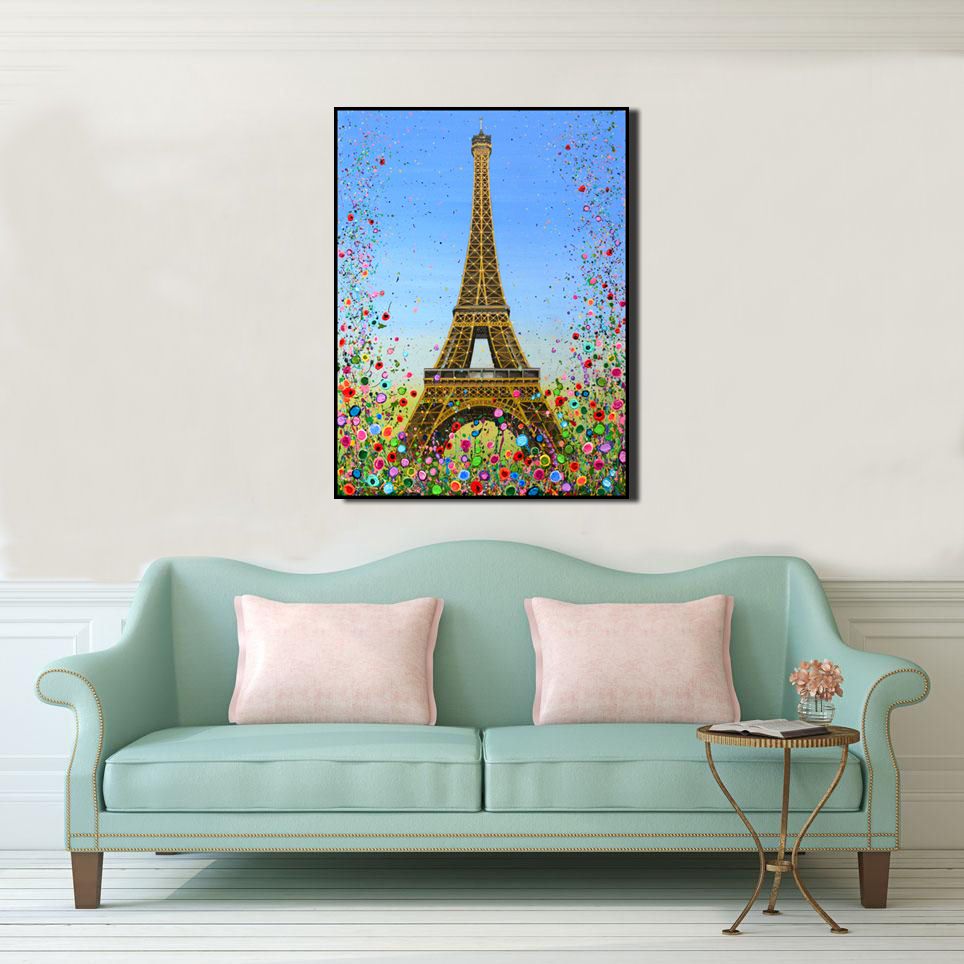 CANVAS PRINT (80x60cm) - Eiffel Tower, Paris - 25 Editions