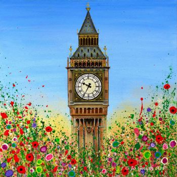 CANVAS PRINT (60x60cm) - Big Ben, London - 25 Editions