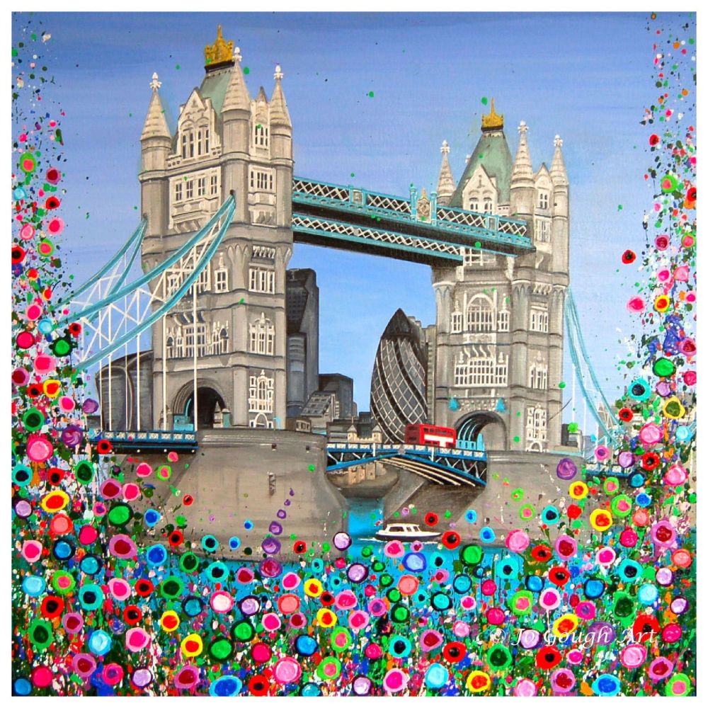 ORIGINAL ARTWORK - Tower Bridge, London (60x60cm)