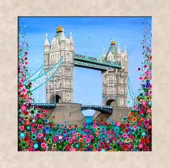 FINE ART GICLEE PRINT - Tower Bridge, London (50x50cm) - 45 Editions