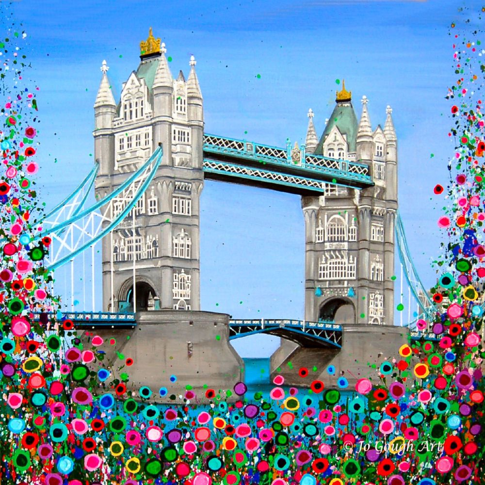 CANVAS PRINT (60x60cm) - Tower Bridge, London - 25 Editions