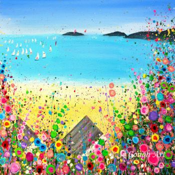 FINE ART GICLEE PRINT - "Abersoch Beach" From £10