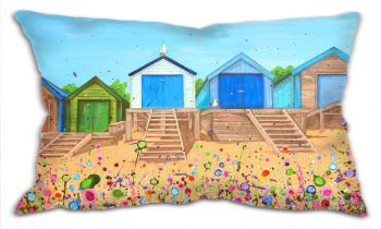 CUSHION - "Abersoch Beach Huts"