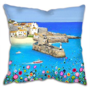 CUSHION - "St Ives Harbour" 