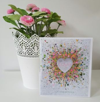 GREETING CARD - "You Make Me Happy"