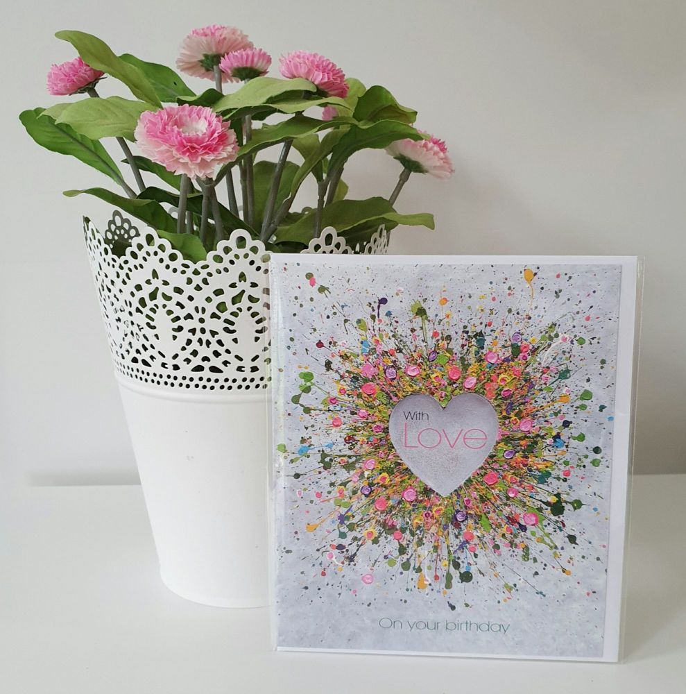 GREETING CARD - Blossoming Love