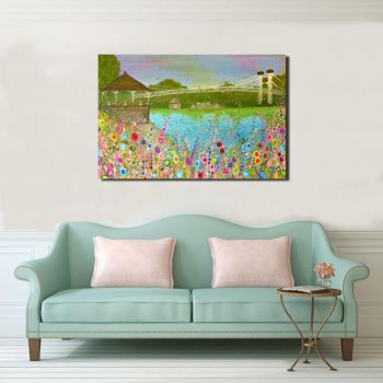 CANVAS PRINT - "The Groves,  Chester" From £75