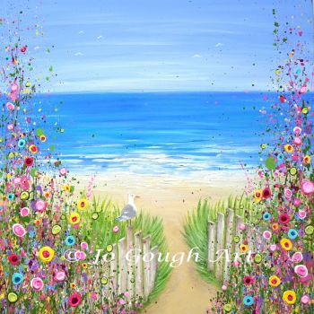 ORIGINAL ART WORK - "Lazy Summer Days" (60x60cm)