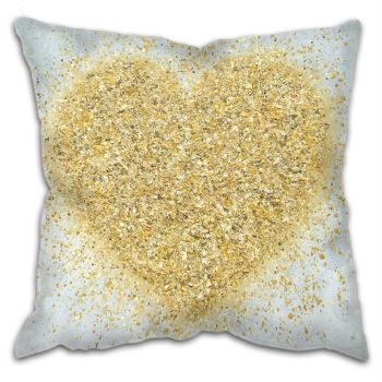 CUSHION - "Heart of Gold"
