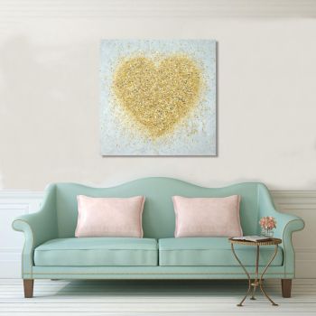 Heart Of Gold CANVAS PRINT
