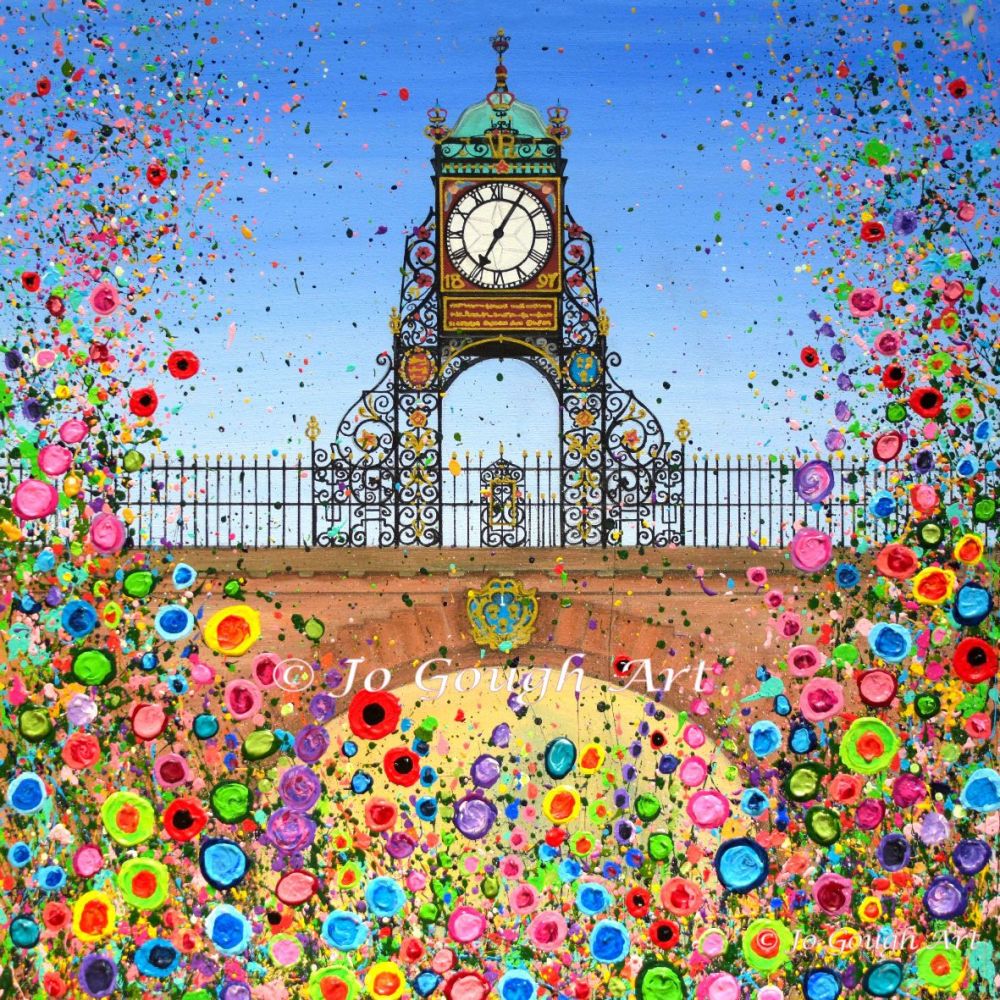 FINE ART GICLEE PRINT - Chester's Eastgate Clock (40X40cm) - 45 Editions