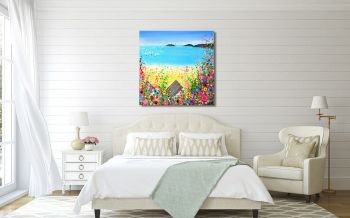 CANVAS PRINT - "Abersoch Beach" From £65