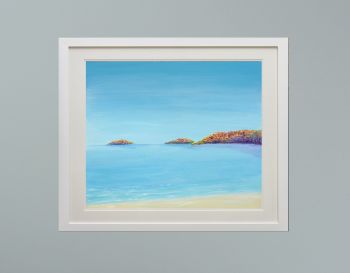 DUO FRAMED PRINT - "Abersoch Islands" FROM £185