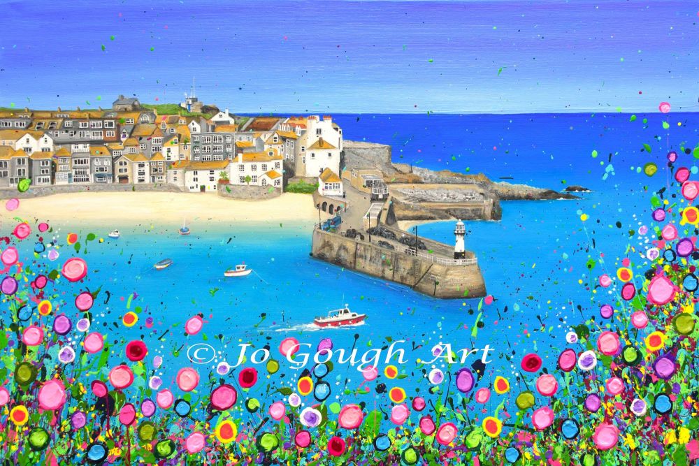 DUO FRAMED PRINT - "St Ives Harbour" FROM £185
