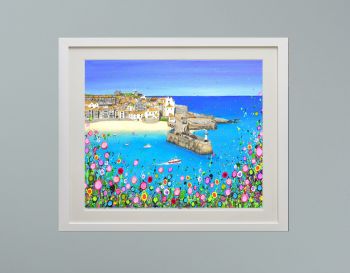 DUO FRAMED PRINT - "St Ives Harbour" FROM £185