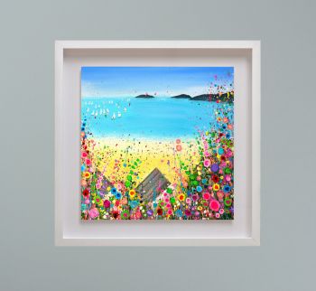 MIRAGE FRAMED PRINT - "Abersoch Beach" FROM  £195