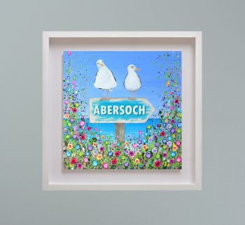 MIRAGE FRAMED PRINT - "Abersoch Seagulls" FROM  £195