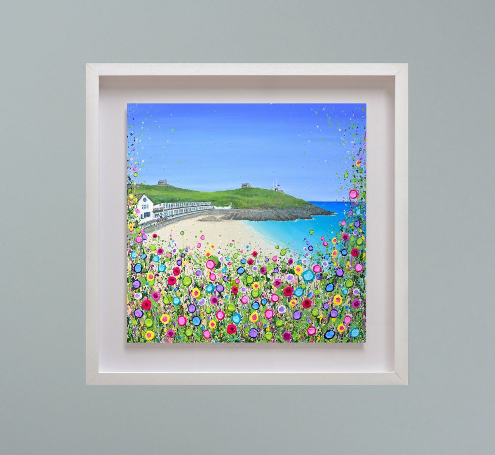 MIRAGE FRAMED PRINT - "Porthgwidden Beach, St Ives" FROM  £195