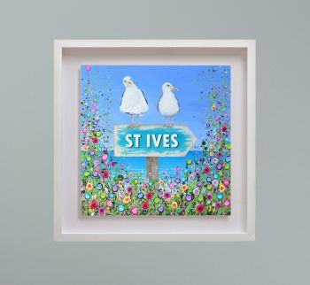 MIRAGE FRAMED PRINT - "St Ives Seagulls" FROM  £195
