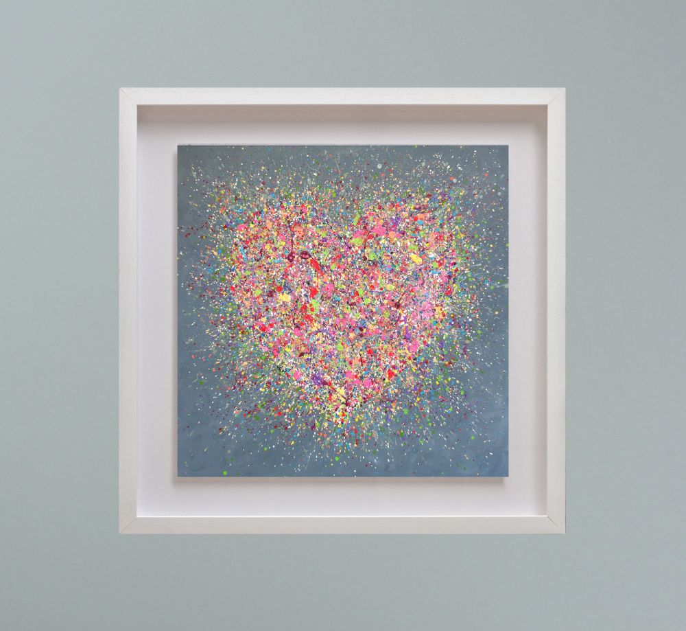MIRAGE FRAMED PRINT - "Home Is Where The Heart Is" FROM  £195