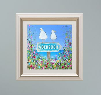 VIENNA FRAMED PRINT - "Abersoch Seagulls" FROM  £195
