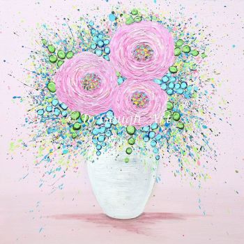 ORIGINAL ART WORK - "Sweet Kisses" (60x60cm)
