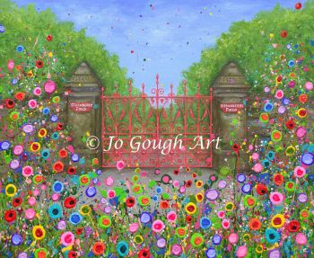 FINE ART GICLEE PRINT - "Strawberry Field" From £15