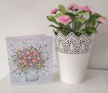 GREETING CARD - "Mother's Day Flowers"